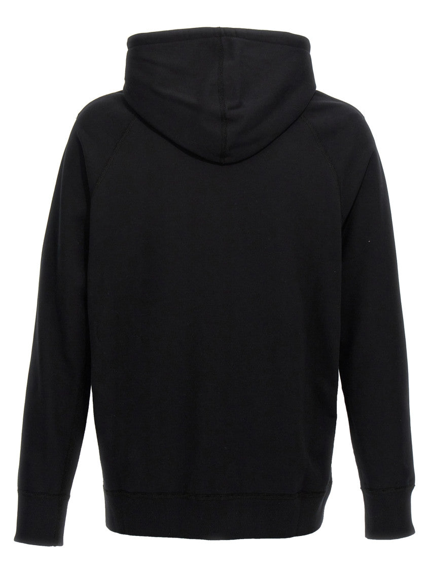 BlackWhite Jacquard Insert Hoodie 2