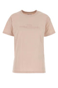 Pink Logo Embroidery T-shirt 1