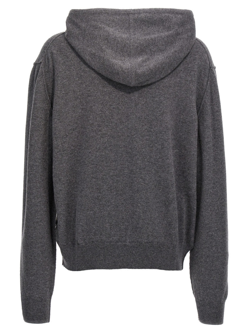 Grey Hooded Sweater 2
