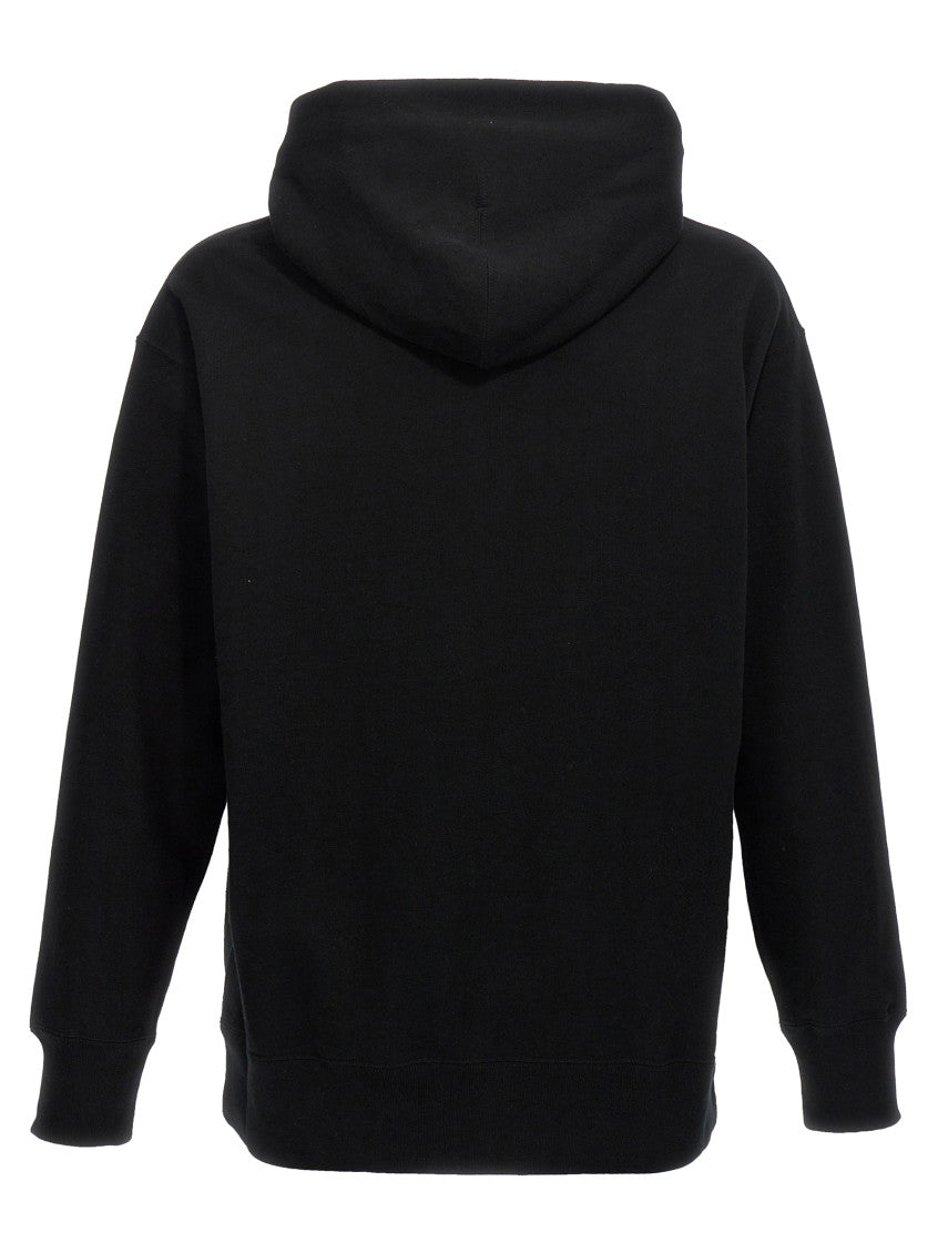 Black Logo Print Hoodie 2
