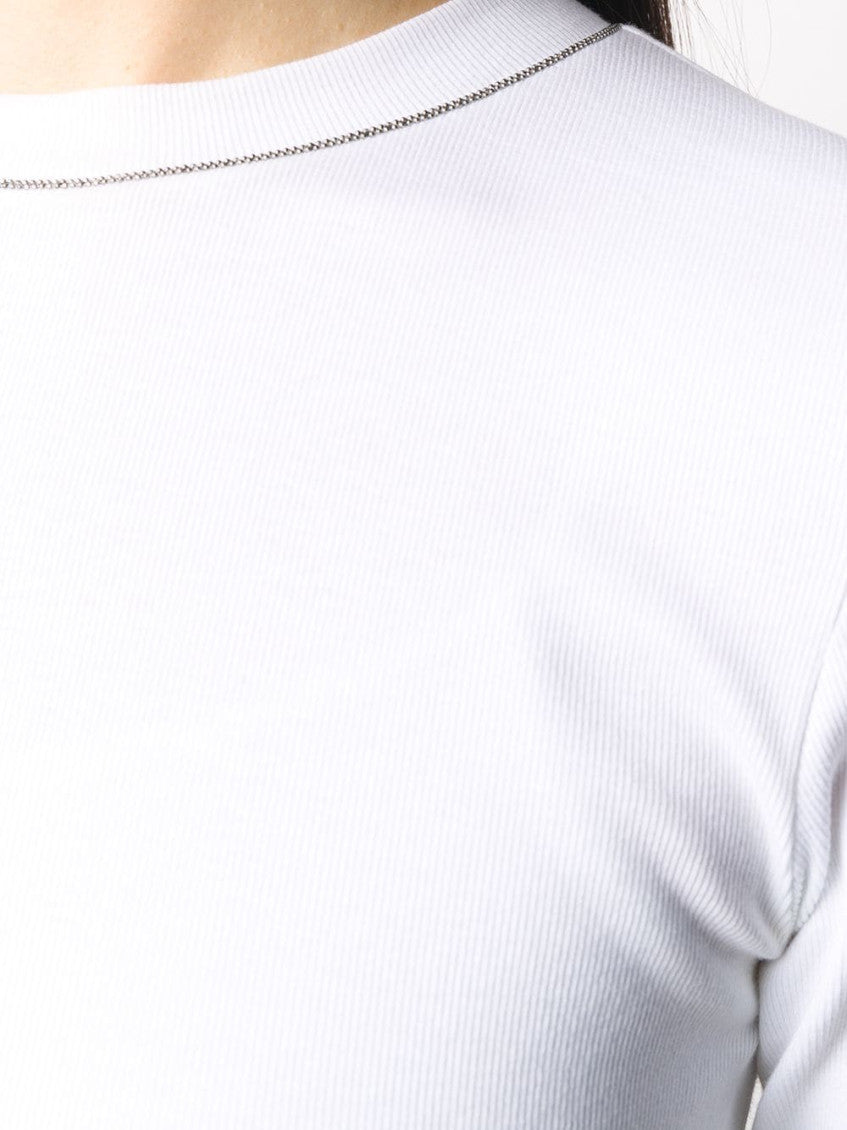White Cotton T-shirt 4