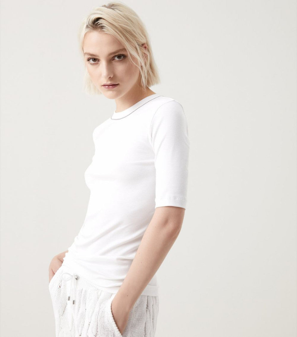 White Cotton T-shirt 7