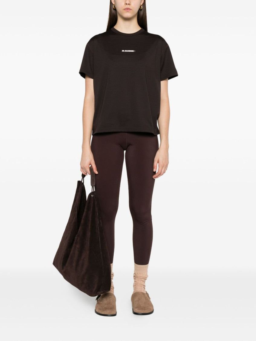 Dark Brown Short Sleeve T-shirt 3