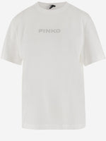 White Embroidered Logo T-shirt 1