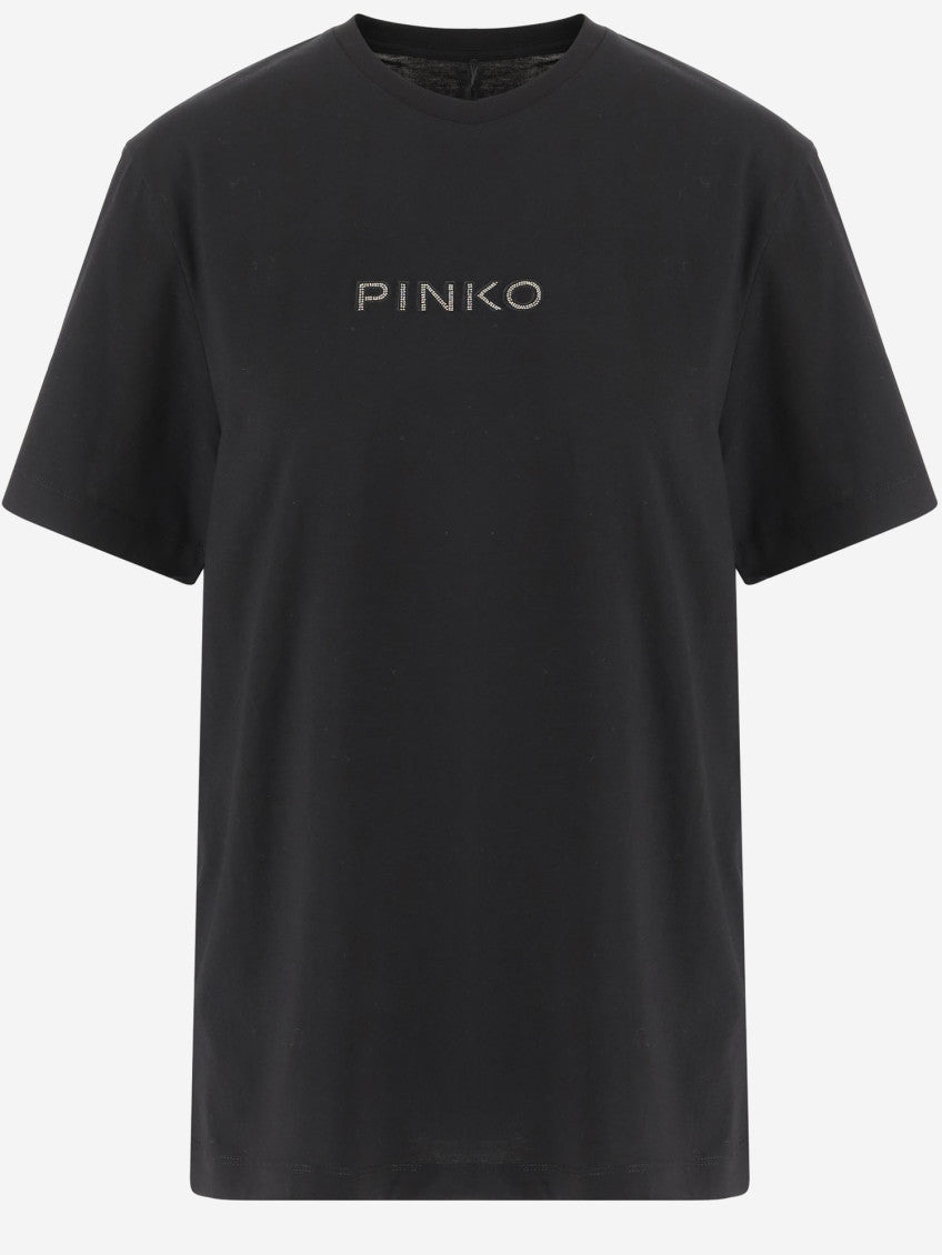 Black Logo-detail Crew-neck T-shirt 1