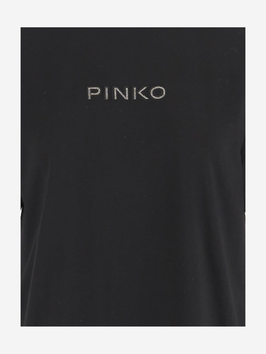 Black Logo-detail Crew-neck T-shirt 3