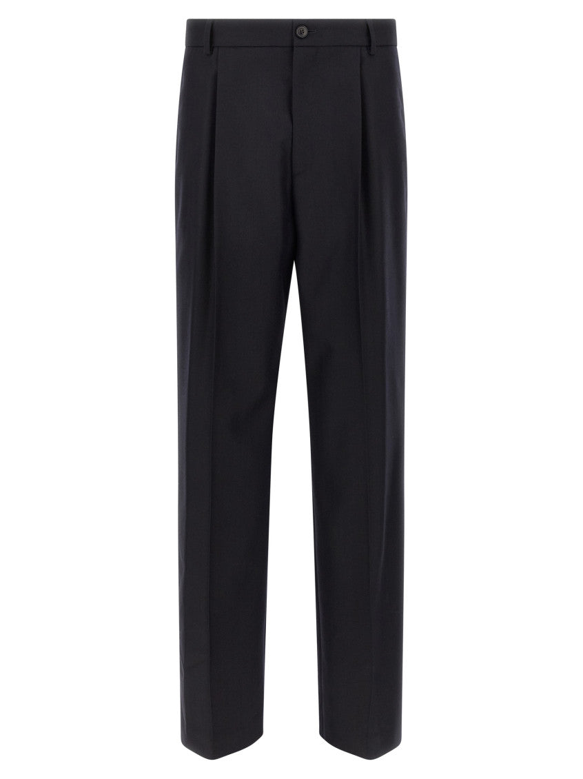 Dark Blue 'Penrud' Solid Pants 1