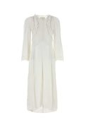 White Crepe Faustina Dress 1