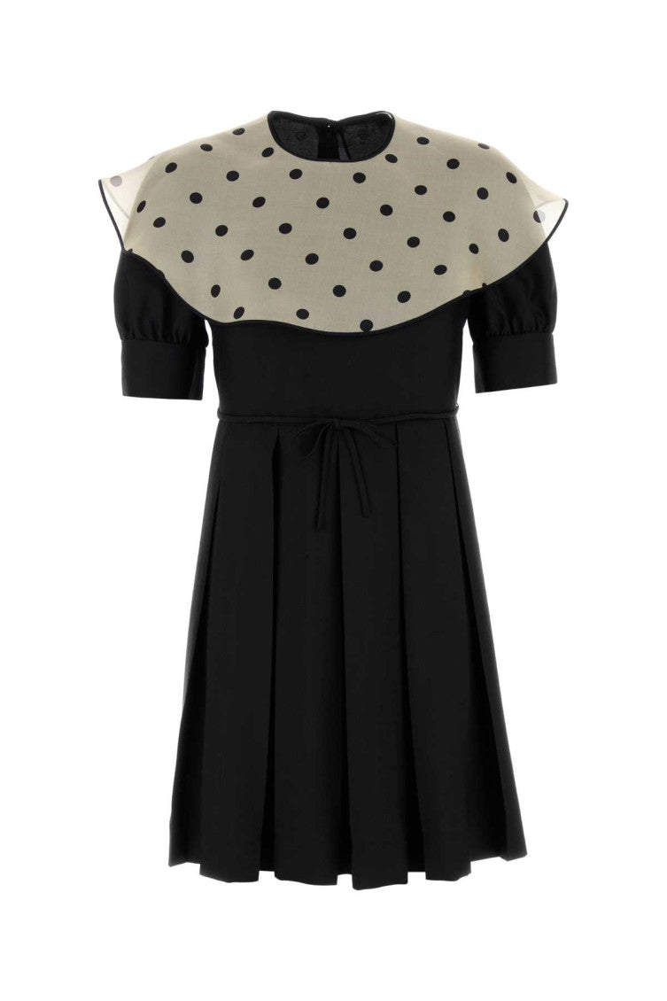 Black Shantung Dress 1