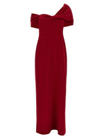 Red Column dress 1