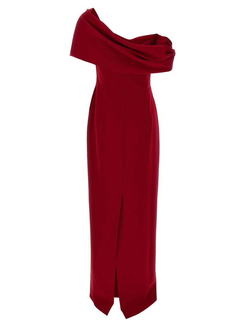 Red Column dress 2