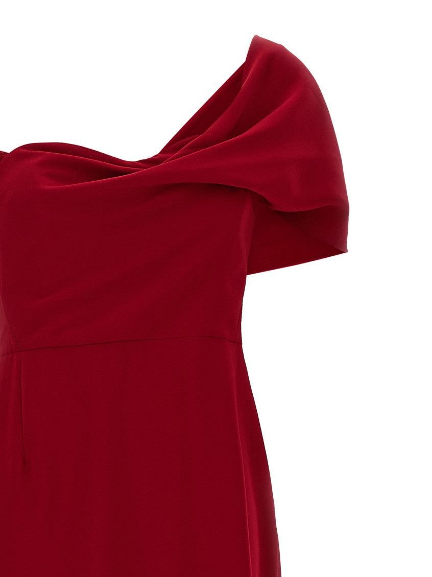 Red Column dress 3