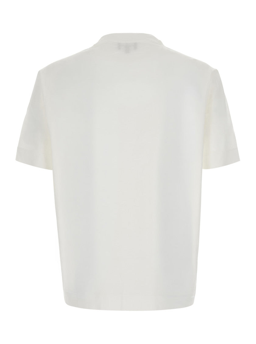 White Crew Neck T-Shirt 2