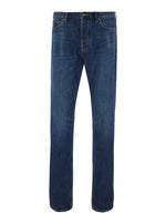 Blue Mid Rise Jeans 1