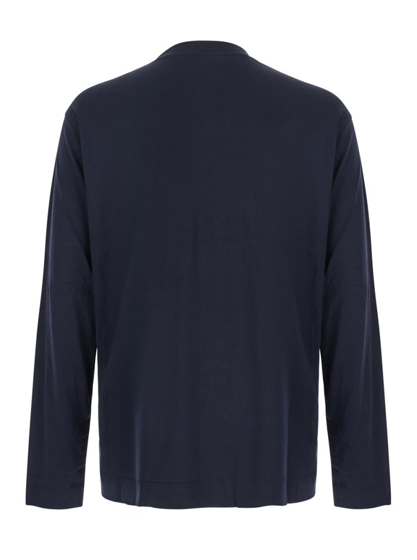 Navy Blue Logo T-Shirt 2
