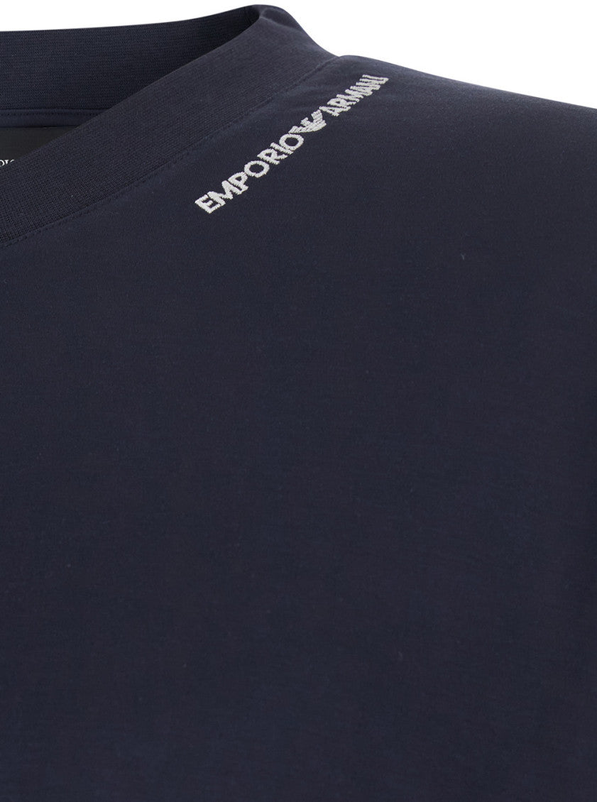Navy Blue Logo T-Shirt 3