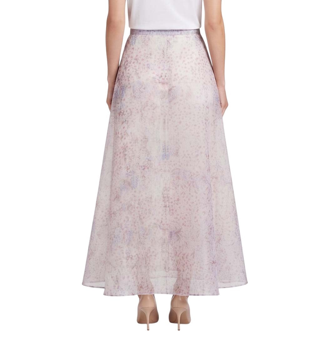 Multicolor Floral Midi Skirt 4