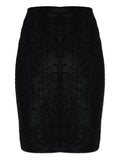 Black Knee Length Skirt 1