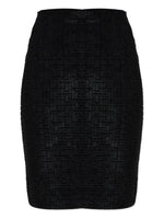 Black Knee Length Skirt 1