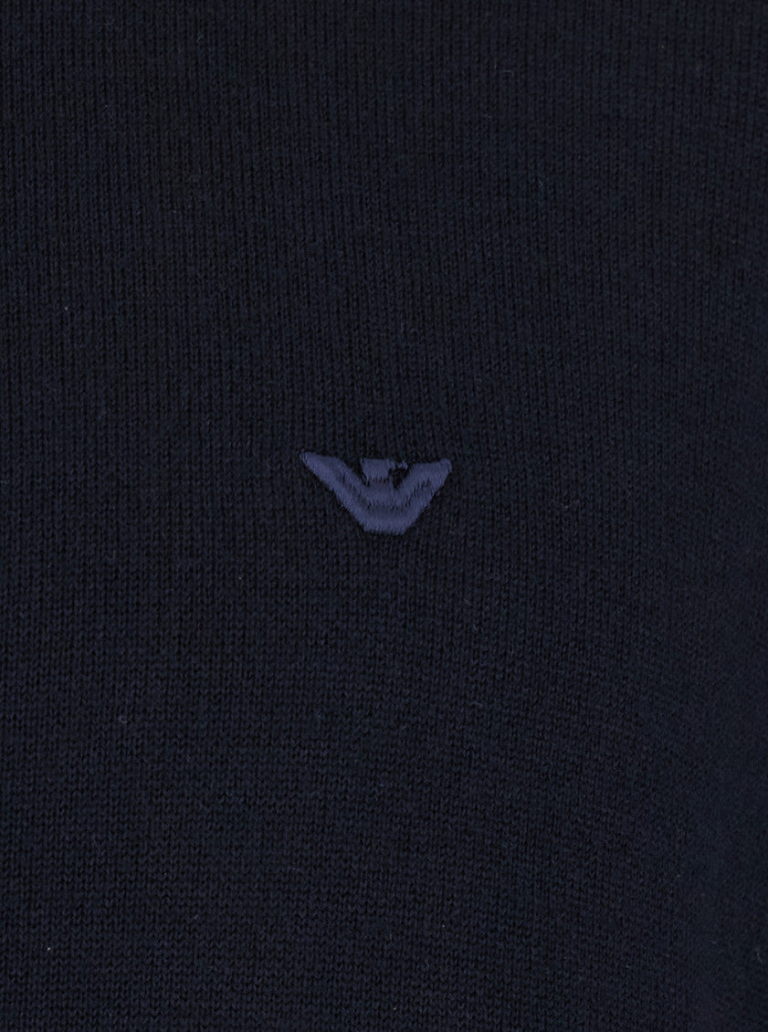 Dark Navy Zip-Up Hoodie 3