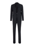 Black Peaked Lapel Suit 1