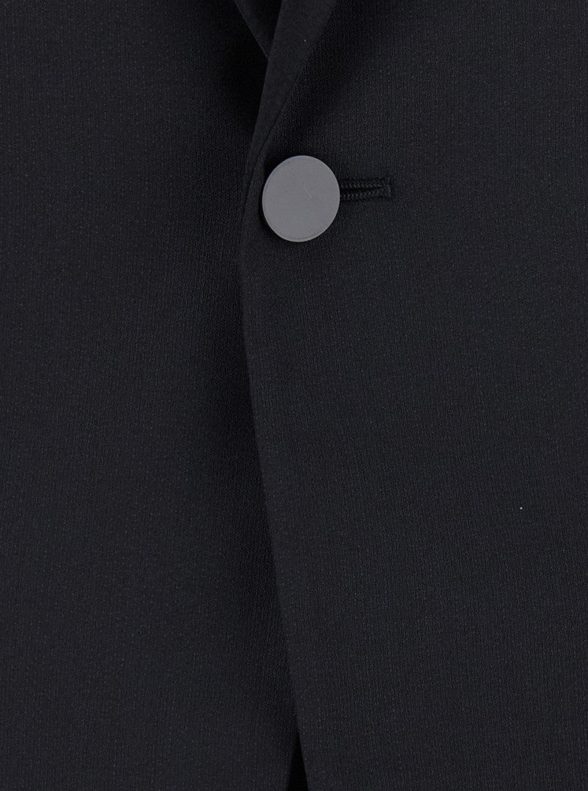Black Peaked Lapel Suit 3