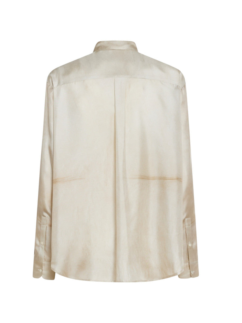 Beige Regular Printed Shirt 2