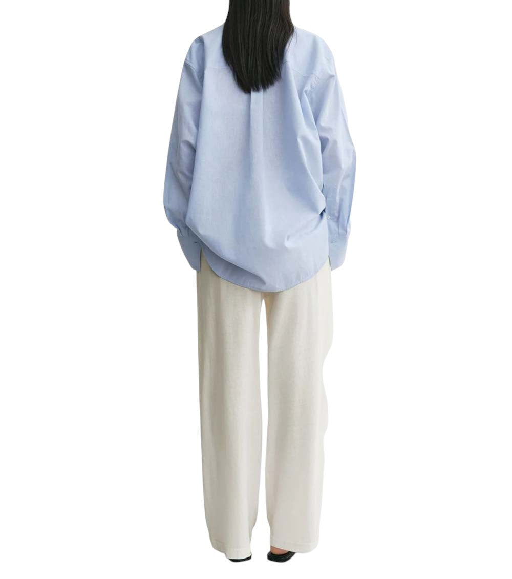 Blue Regular Solid Shirt 2
