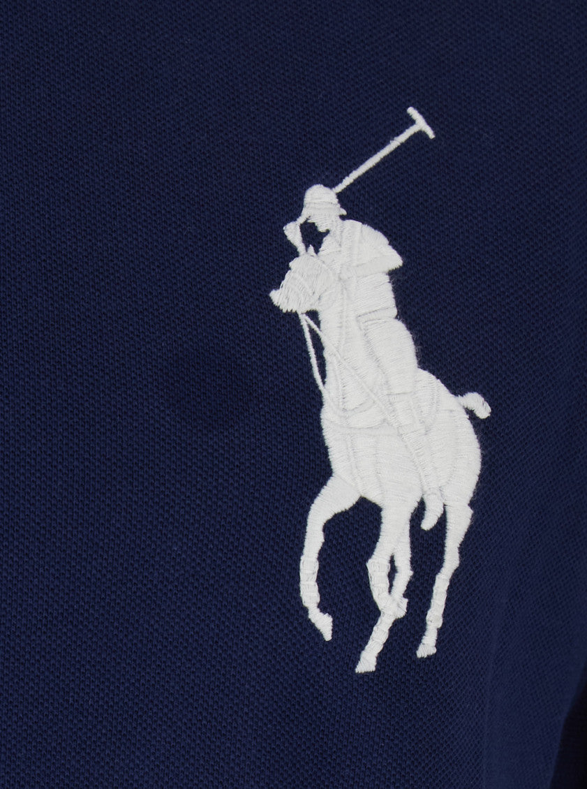Navy Blue Logo Polo 3