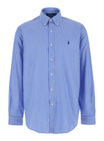 Blue Stripes Logo Shirt 1