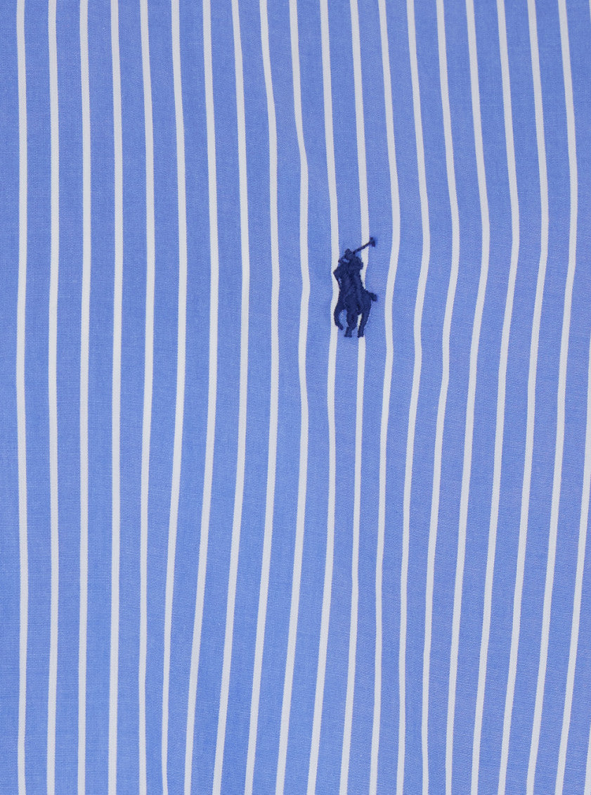 Blue Stripes Logo Shirt 3