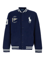 Blue Regular Varsity Jacket 1