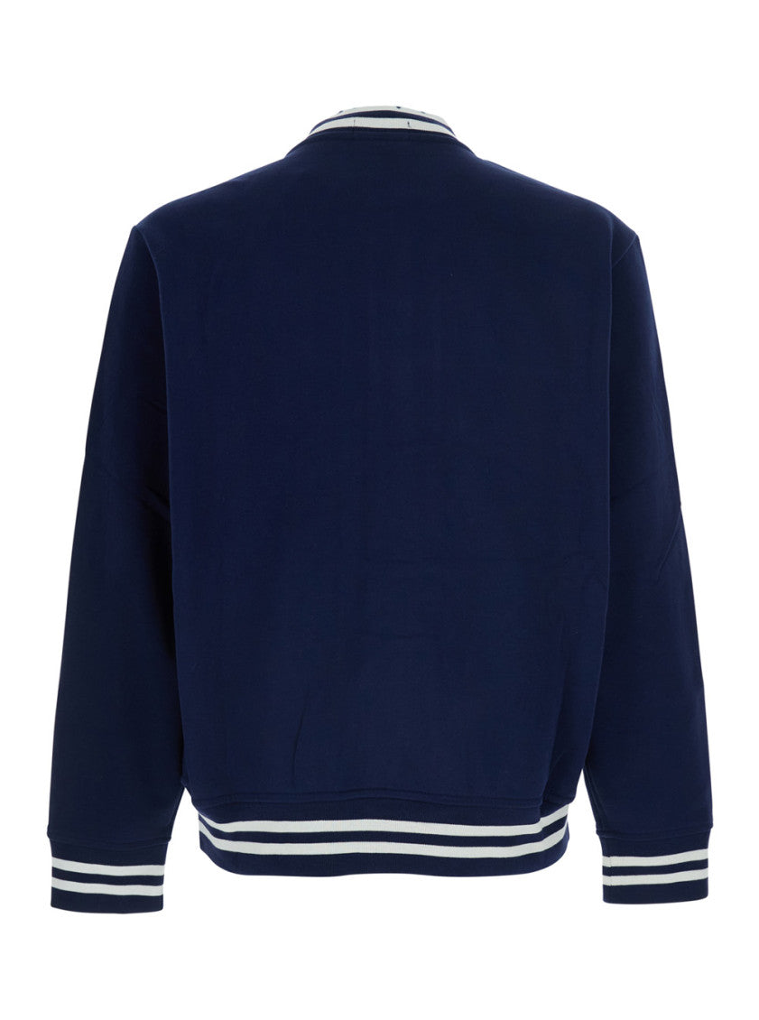 Blue Regular Varsity Jacket 2