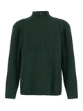Green Knitted Logo Sweater 1