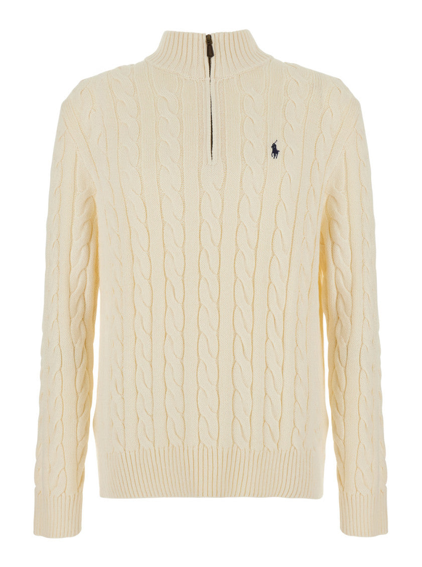 Off White Knitted Sweater 1
