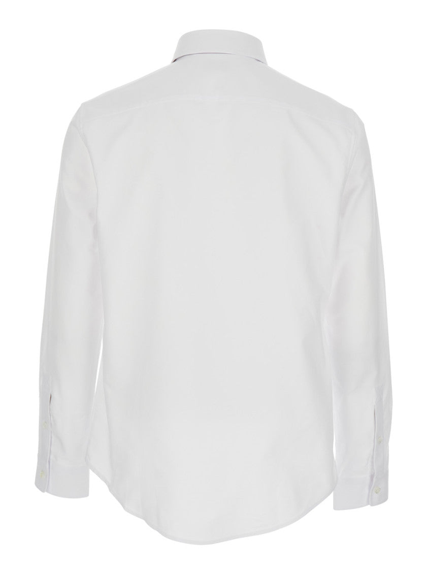 White Regular Solid Shirt 2