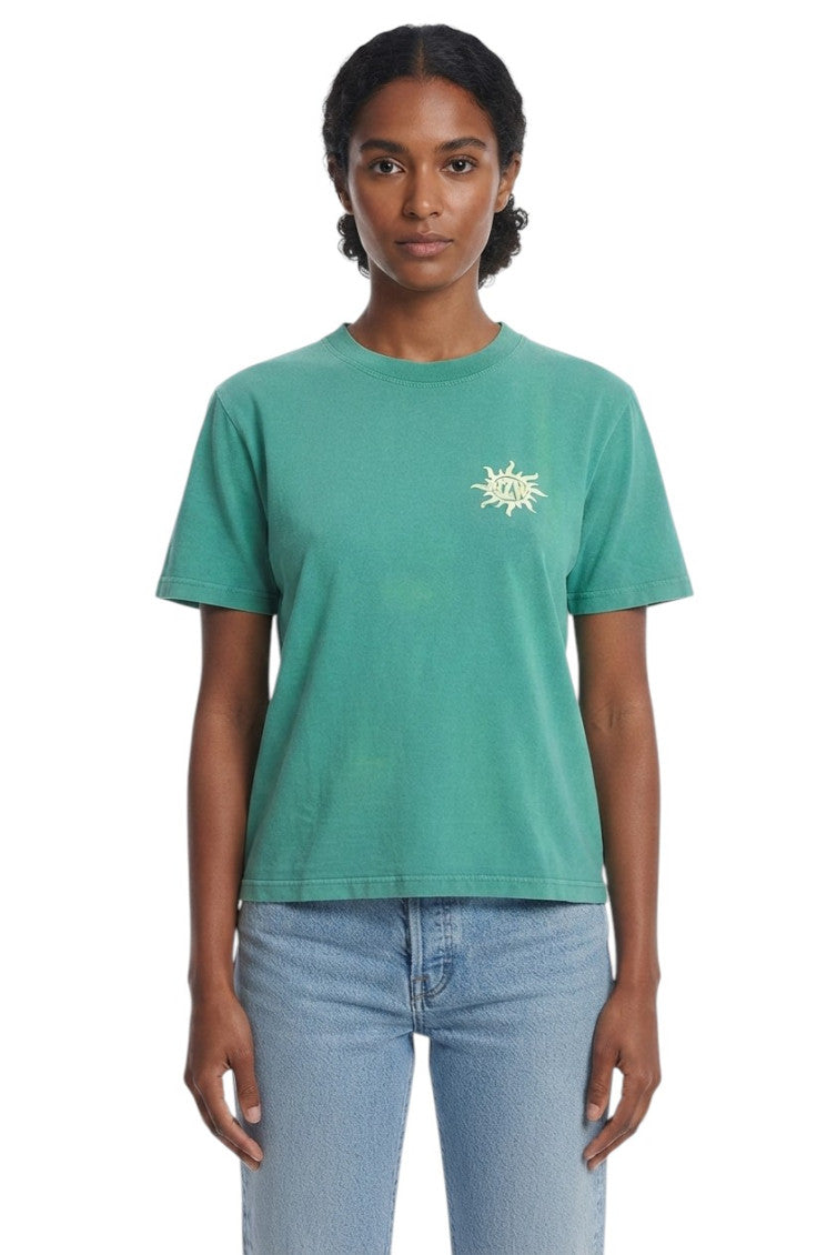 Green Crew Neck T-Shirt 1