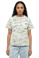 Light Green Crew Neck T-Shirt 1