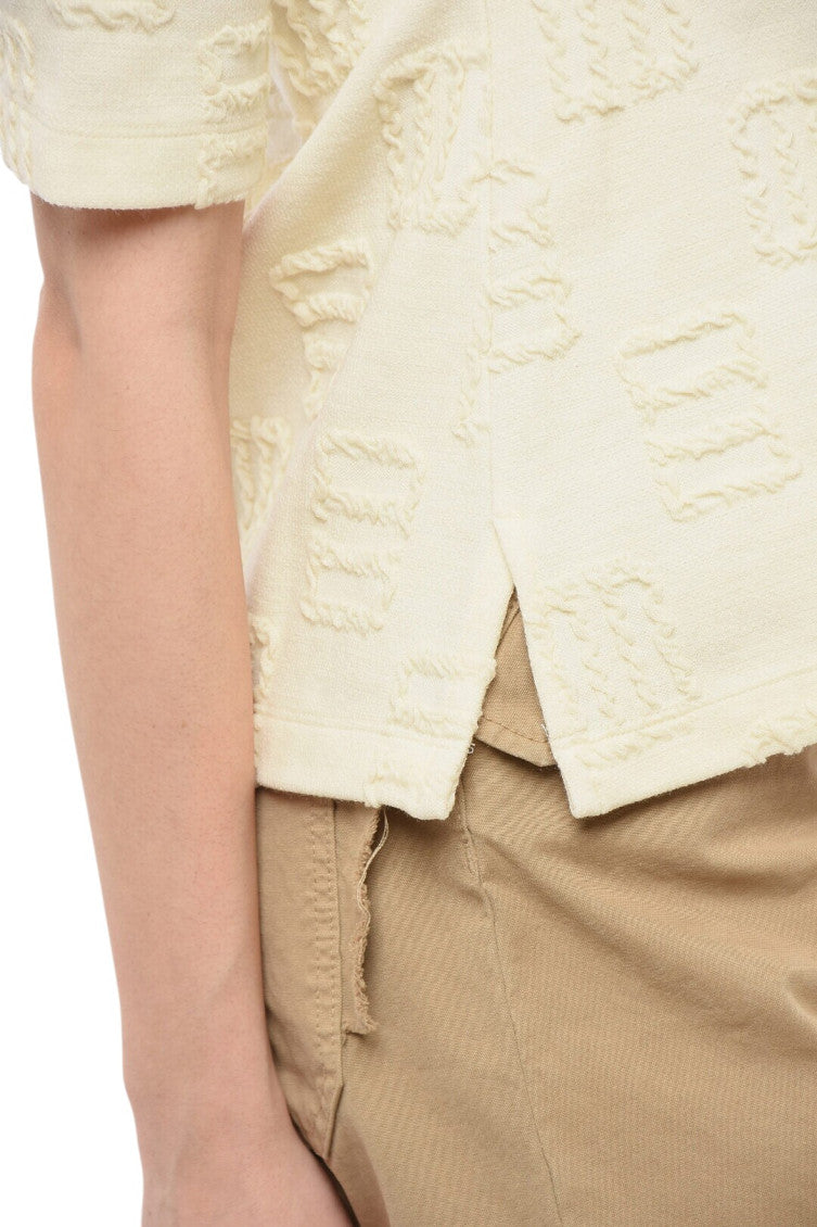Beige Crew Neck T-Shirt 3