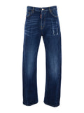 Blue Mid Rise Jeans 1
