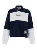 Blue Logo Polo Sweatshirt 1