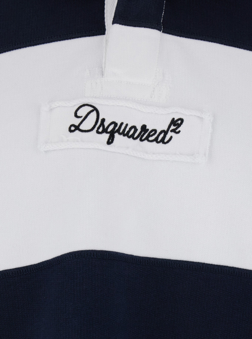 Blue Logo Polo Sweatshirt 3