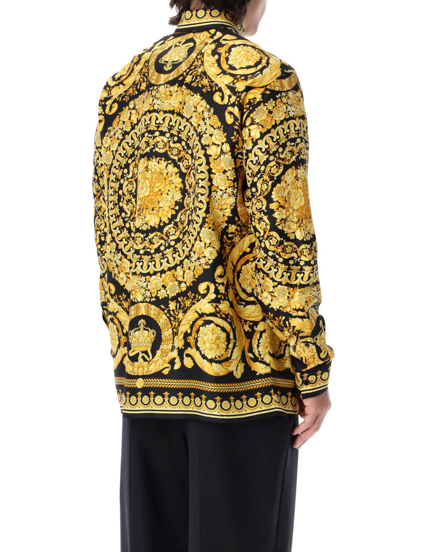 Black Relaxed Printed Shirt 2