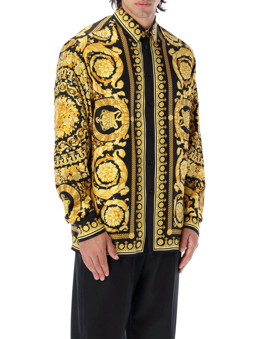 Black Relaxed Printed Shirt 3