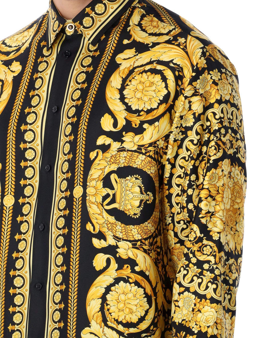 Black Relaxed Printed Shirt 4