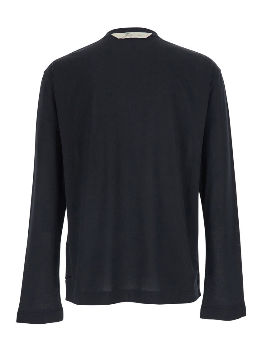 Black Crew Neck T-Shirt 2