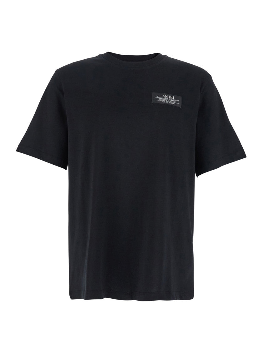 Black Crew Neck T-Shirt 1