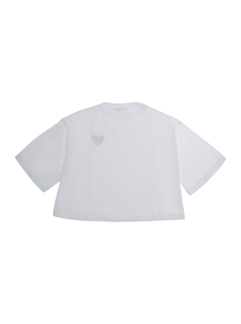 Girls White Logo T-Shirt 2