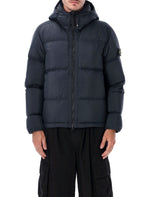 Dark Navy Quilted Jacket 1