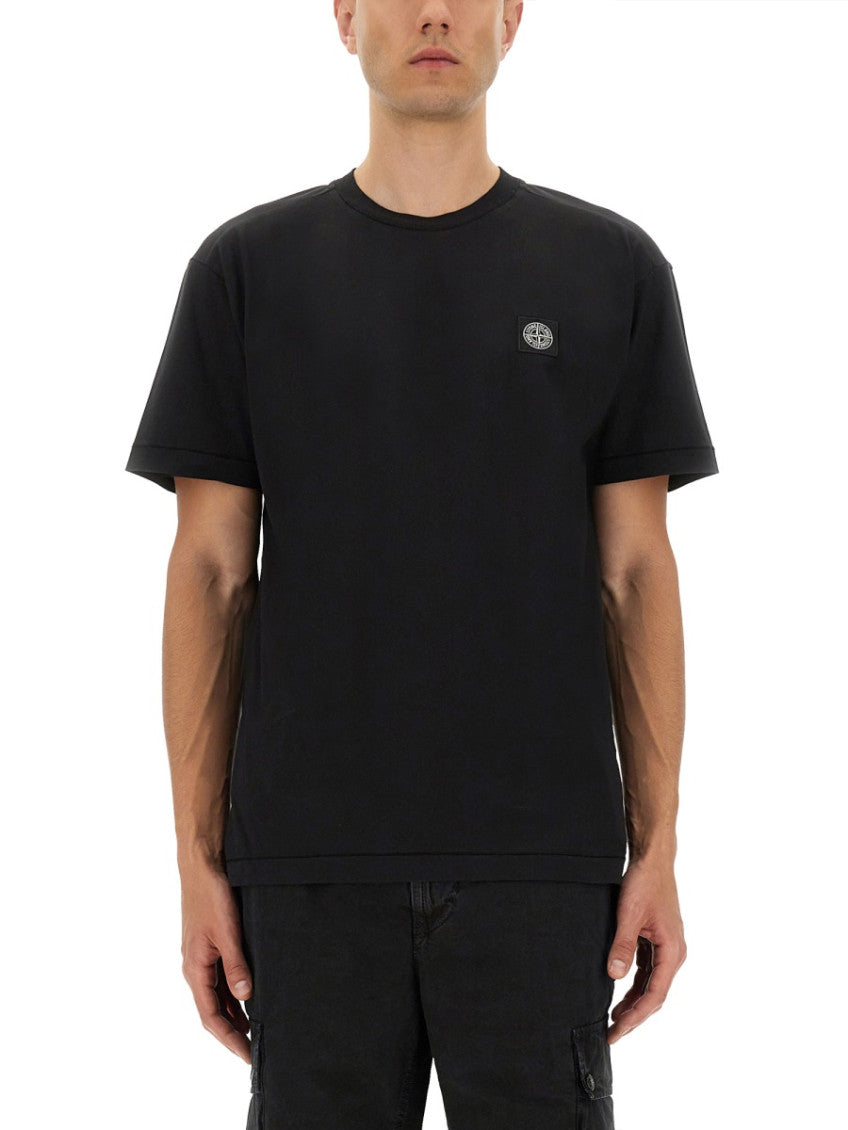 Black Crew Neck T-Shirt 1
